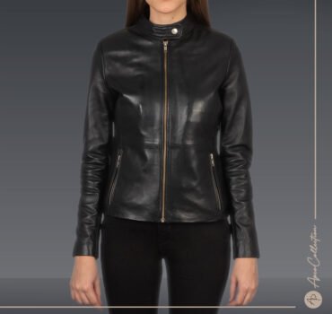 Angelique Leather Biker Jacket