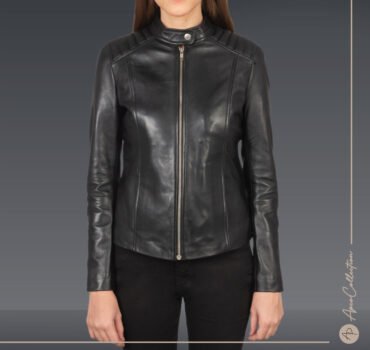 Ann Leather Biker Jacket
