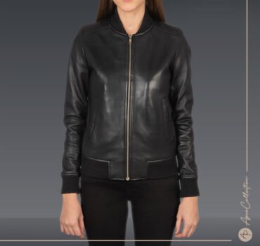 Carmen Leather Bomber Jacket