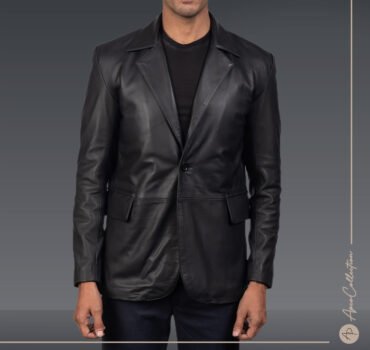 Dion Leather Blazer