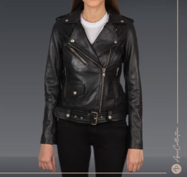 Joyce Leather Biker Jacket