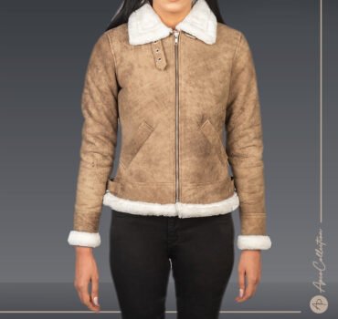 Kate W-BJ  Leather Bomber Jacket